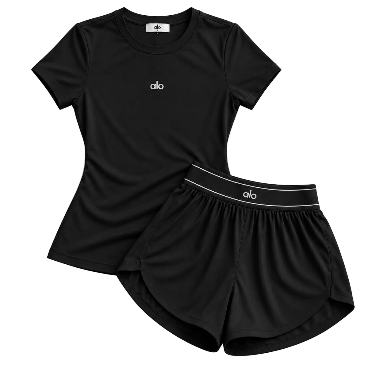 A L O Tee & Shorts Set