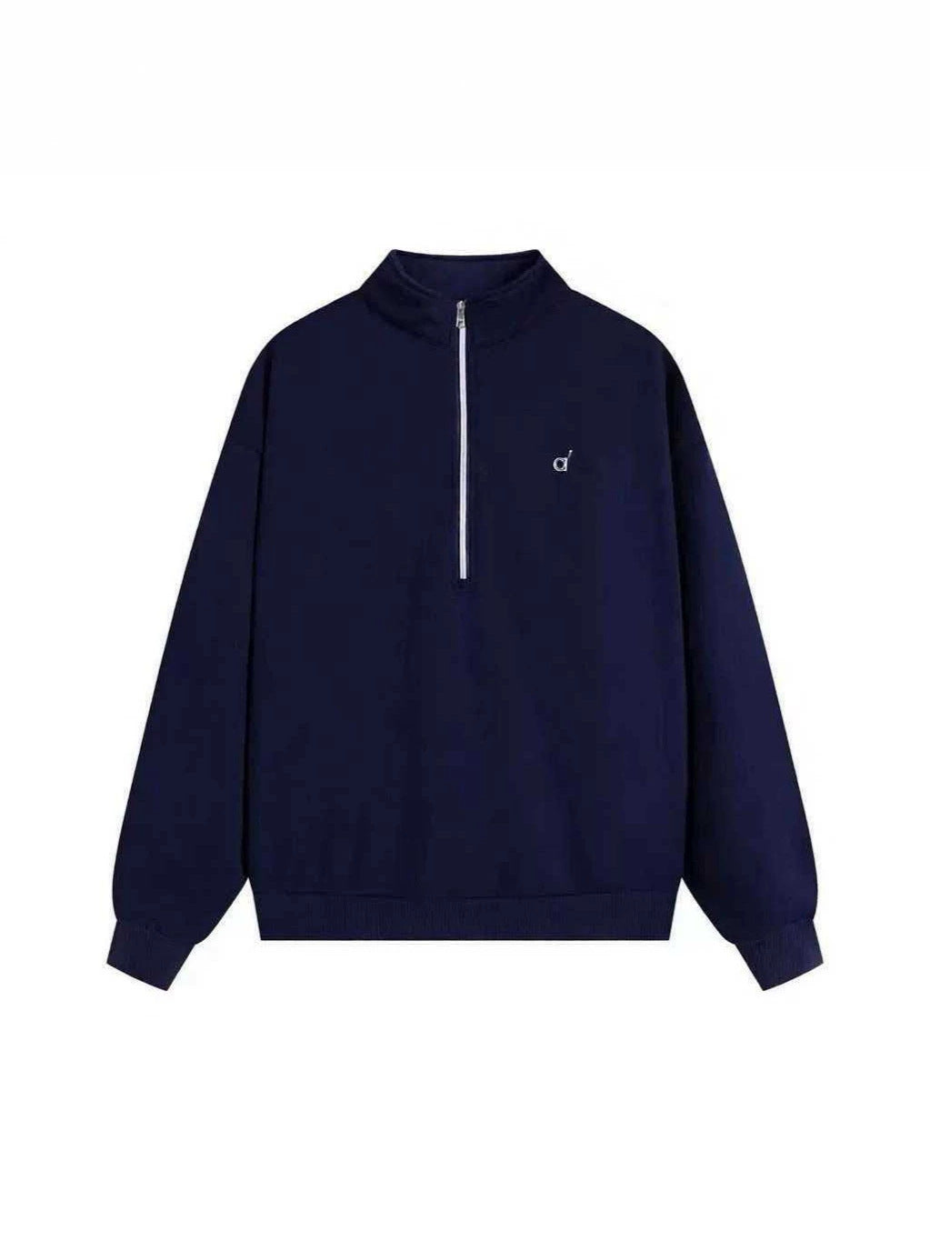 ALO cross-border half-zip loose stand-collar slimming jacket for autumn and winter, casual sports sweatshirt for men and women, top sweatshirt for men