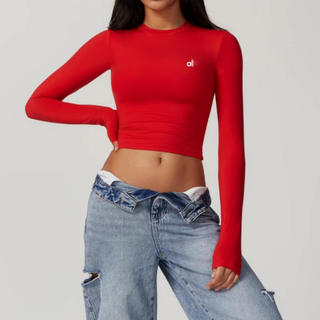 A L O cropped longsleeve