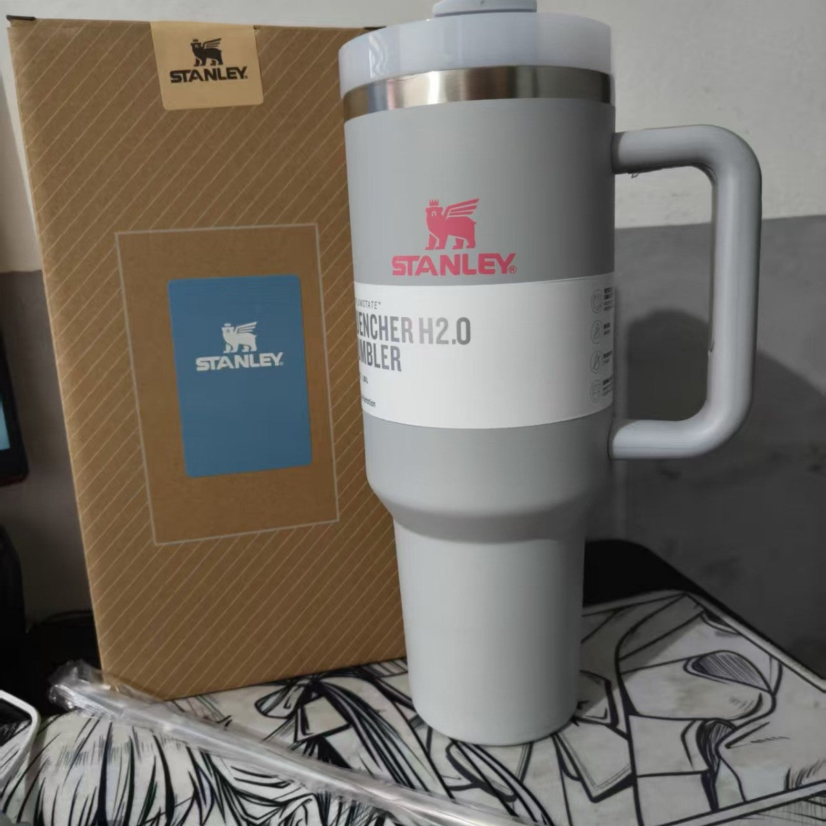 Insulated Tumbler with Handle, 40 oz