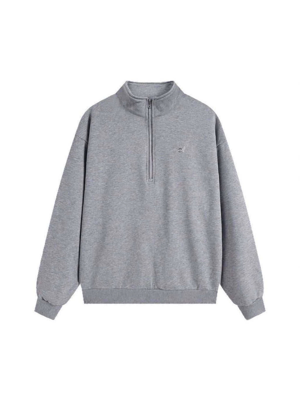 ALO cross-border half-zip loose stand-collar slimming jacket for autumn and winter, casual sports sweatshirt for men and women, top sweatshirt for men