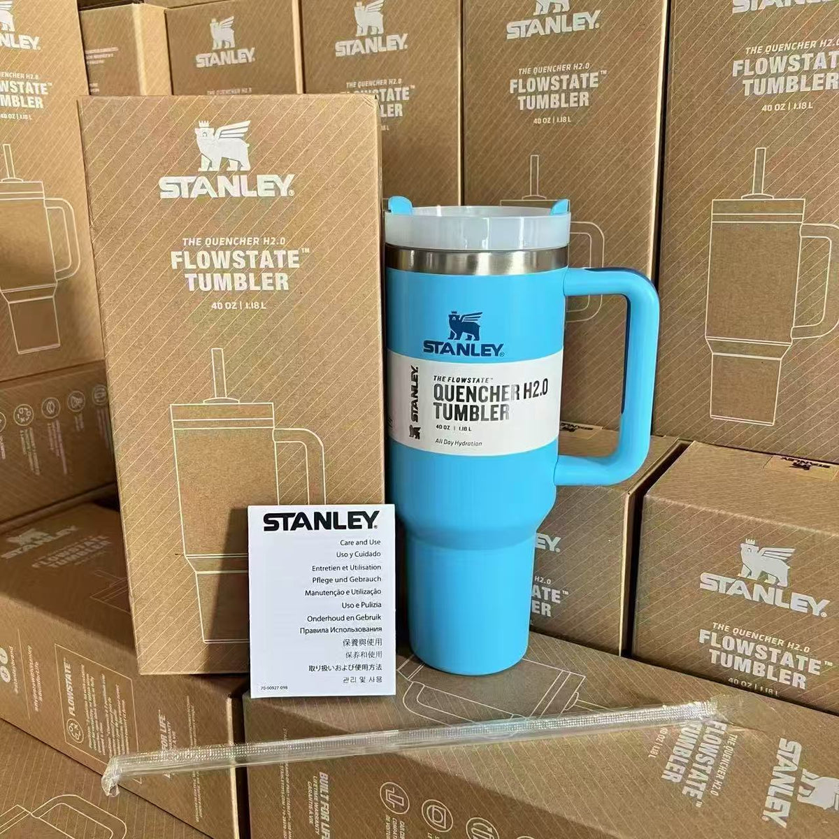 Insulated Tumbler with Handle, 40 oz