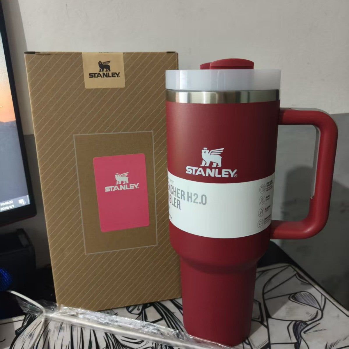 Insulated Tumbler with Handle, 40 oz