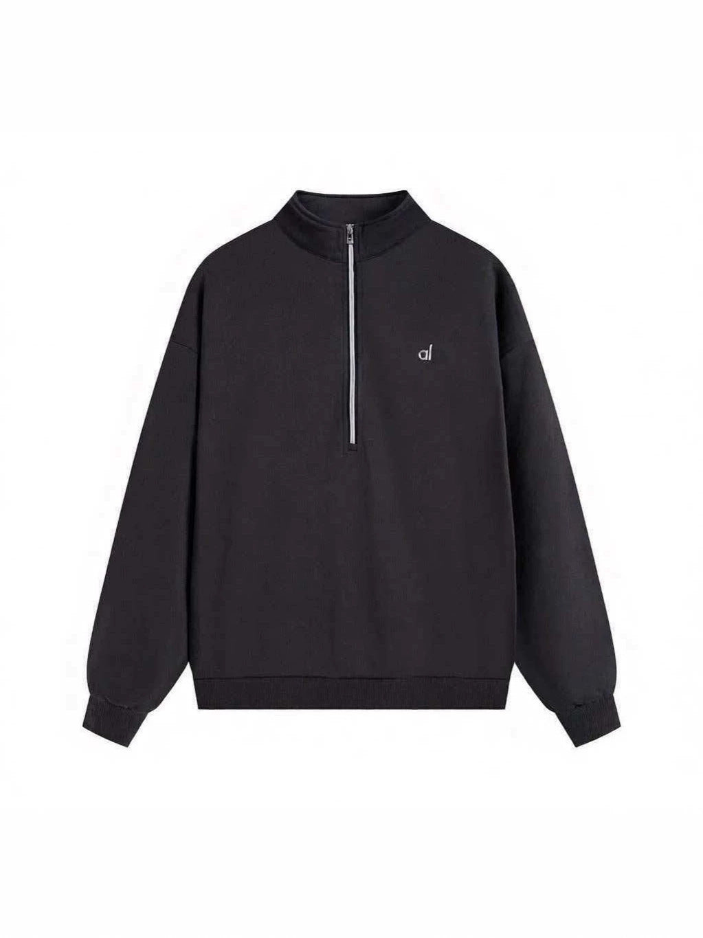 ALO cross-border half-zip loose stand-collar slimming jacket for autumn and winter, casual sports sweatshirt for men and women, top sweatshirt for men